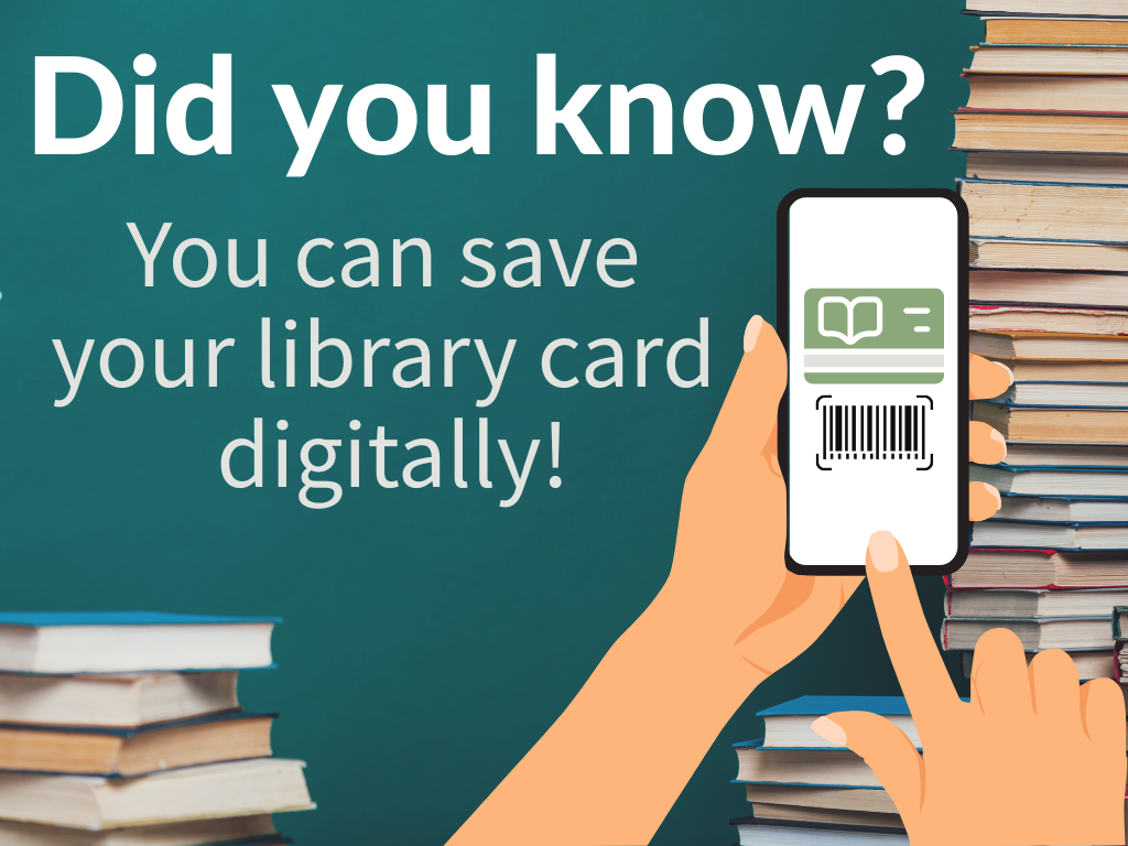 Did you know? You can save your card digitally!
