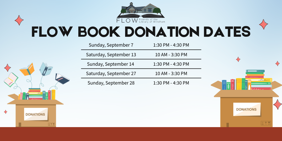 FLOW Book Donation Dates