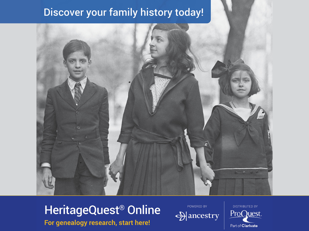 Heritage Quest Online : Discover your family history today! 