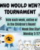 Nesmith Library Who Would Win? tournament graphic